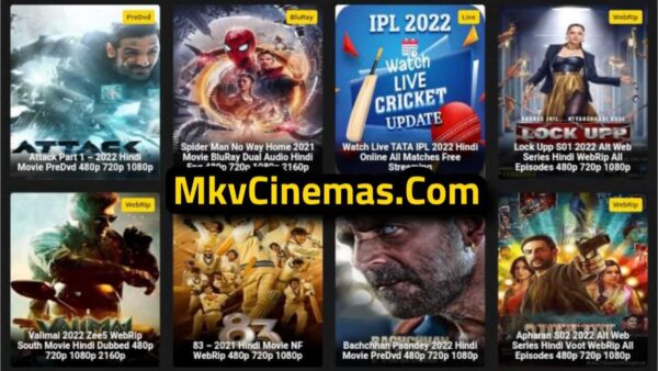 MkvCinemas 2022 – HD Bollywood Hollywood Movies Download