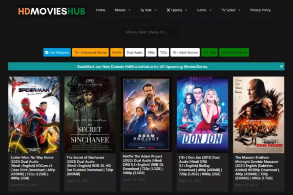 HDMoviesHub 2022 – Download and Watch HDmoviesHub 2021 Movies