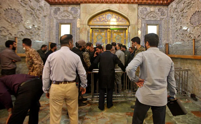 "Real Face Of Terrorism": Video Shows Iran Shrine Attack That Killed 15