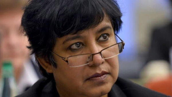 Taslima Nasrin reacts after UN official claims Russian soldiers given Viagra